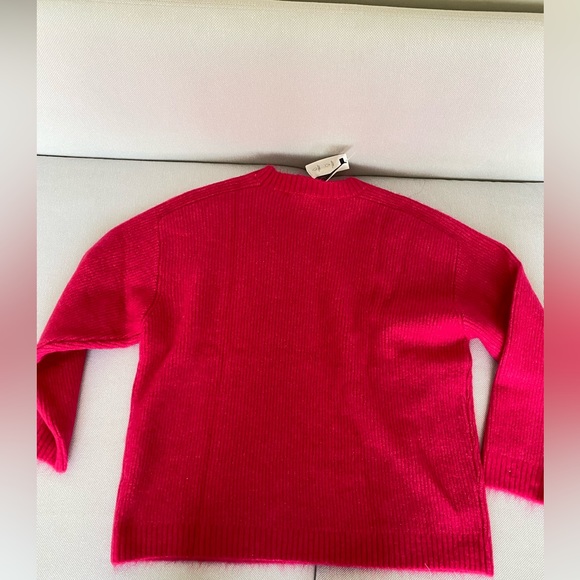 🛍️NEW ZARA KNIT SWEATER FUCHSIA SWEATER - Picture 3 of 5